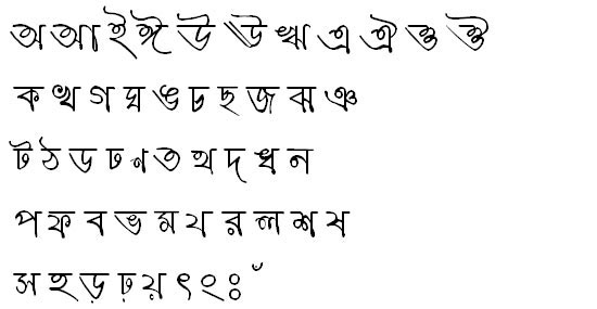 Most Popular Bangla Fonts